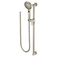 Brushed nickel eco-performance handshower handheld shower