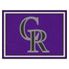 MLB - Colorado Rockies 8ft. x 10 ft. Plush Area Rug