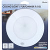 Westek 1.75 in. H X 5 in. W X 5 in. L White Ceiling Light