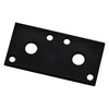 National Hardware 3 in. H X 1/8 in. W X 1.3 in. L Black Steel Mending Plate