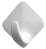 Spectrum 1-3/4 in. L White Plastic Small Magnetic Dianond Hook 4 pk