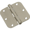 National Hardware 3-1/2 in. L Satin Nickel Door Hinge 1 pk