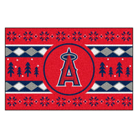 MLB - Los Angeles Angels Holiday Sweater Rug - 19in. x 30in.