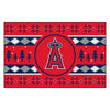 MLB - Los Angeles Angels Holiday Sweater Rug - 19in. x 30in.