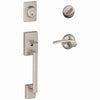 Schlage Merano Satin Nickel Handleset 1-3/4 in.