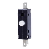 Jandorf 18 amps Single Pole Momentary Appliance Switch Black/Silver 1 pk