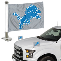 NFL - Detroit Lions Ambassador Car Flags - 2 Pack