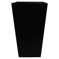 Bloem Black Plastic Square Tall Finley Planter 20 H x 11.5 W x 11.5 D in.