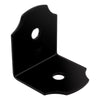 National Hardware Hartley 3 in. H X 3 in. W X 3-1/4 in. D Black Steel Flat Corner Brace