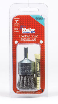 Weiler Vortec Pro 1 in. Knotted Wire Wheel Brush Steel 22000 rpm 1 pc