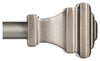 Kenney Fast Fit Pewter Pewter Milton Curtain Rod 66 in. L X 120 in. L