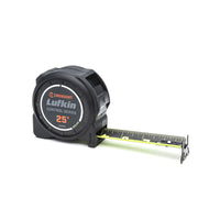 Lufkin Nite Eye Control Series Black Blade SAE Tape Measure 25 L ft. x 1-3/16 W in.