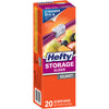 Hefty 1 qt Storage Slider Bag 20 pk