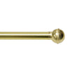 Kenney Brass Gold Ball Cafe Rod 28 in. L X 48 in. L