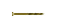 FastenMaster GuardDog No. 10 X 3-1/2 in. L Gold Phillips/Square Bugle Head Deck Screws 75 pk