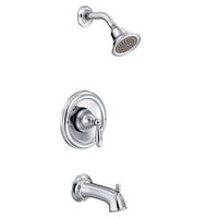 Chrome Posi-Temp(R) tub/shower