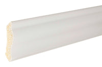 Inteplast Building Products 2-1/8 in. x 8 ft. L Prefinished White Polystyrene Trim (Pack of 9)