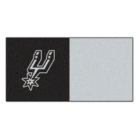 NBA - San Antonio Spurs Team Carpet Tiles - 45 Sq Ft.