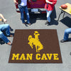 University of Wyoming Man Cave Rug - 5ft. x 6ft.