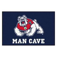 Fresno State Blue Man Cave Rug - 19in. x 30in.