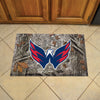 NHL - Washington Capitals Camo Rubber Scraper Door Mat