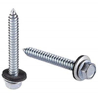 Grip-Rite Pro-Twist No. 9  x 2 in. L Hex Hex Head Sheet Metal Screws 1 lb.