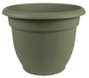 Bloem Terrapot Thyme Green Resin UV-Resistant Bell Ariana Planter 6.5 H x 6 Dia. in.