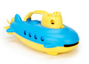 Green Toys SUBY-1033 10.25" X 5.25" X 4.50" Yellow Cabin Submarine