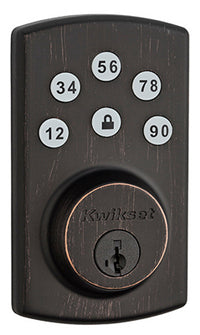 Kwikset Signature Series 99070-103 Venetian Bronze Powerbolt2® Electronic Deadbolt W/ Smartkey®