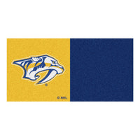 NHL - Nashville Predators Yellow Team Carpet Tiles - 45 Sq Ft.