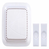 Heath Zenith White Plastic Wireless Door Chime Kit