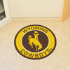 University of Wyoming Roundel Rug - 27in. Diameter