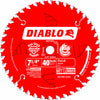 Diablo 7-1/4 in. D X 5/8 in. TiCo Hi-Density Carbide Circular Saw Blade 40 teeth 1 pk