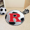 Rutgers University Soccer Ball Rug - 27in. Diameter