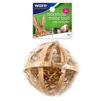 Bamboo Treat Ball, Timothy Hay, Small Animals