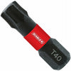 Diablo Torx #40 X 1 in. L Driver Bit Black Oxide 5 pk