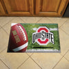 Ohio State University Rubber Scraper Door Mat