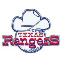 MLB - Texas Rangers Retro Heavy Duty Aluminum Color Emblem