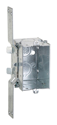 Steel City 12.5 cu in Rectangle Galvanized Steel 1 gang Switch Box Silver