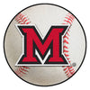 Miami University (OH) Baseball Rug - 27in. Diameter