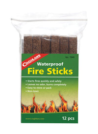 Coghlan's Fire Sticks Brown Fire Starter 3 in. H X 1 in. W X 5 in. L 12 pk