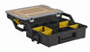 Stanley Sortmaster 15.75 in. Multi Level Organizer with Clear Lid Black/Yellow