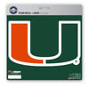 University of Miami Large Decal Sticker