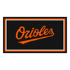 MLB - Baltimore Orioles Script 3ft. x 5ft. Plush Area Rug