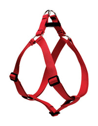 Lupine Pet Basic Solids Red Red Nylon Dog Harness