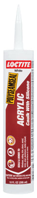 Loctite Polyseamseal White Acrylic/Silicone Multipurpose Caulk Sealant 10 oz