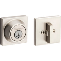 660 SQT 15 SMT RCAL RCS K3 Contemporary 1-Cyl Deadbolt - Satin Nickel