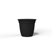 HC Companies Eclipse 7 in. H X 8 in. D Plastic Classic Planter Black