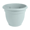 Bloem Misty Blue Plastic UV-Resistant Bell Ariana Planter 8.5 H x 10 Dia. in.