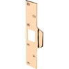 Prime-Line 8 in. H X 1.25 in. L Brass-Plated Steel Maximum Security Deadlatch Strike